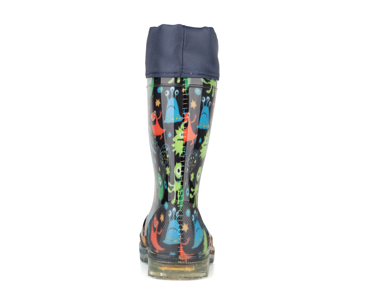 Bottes de pluie lumineuses Blue Rocky pour garçons - JOOKIBA