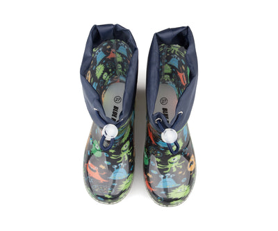 Bottes de pluie lumineuses Blue Rocky pour garçons - JOOKIBA