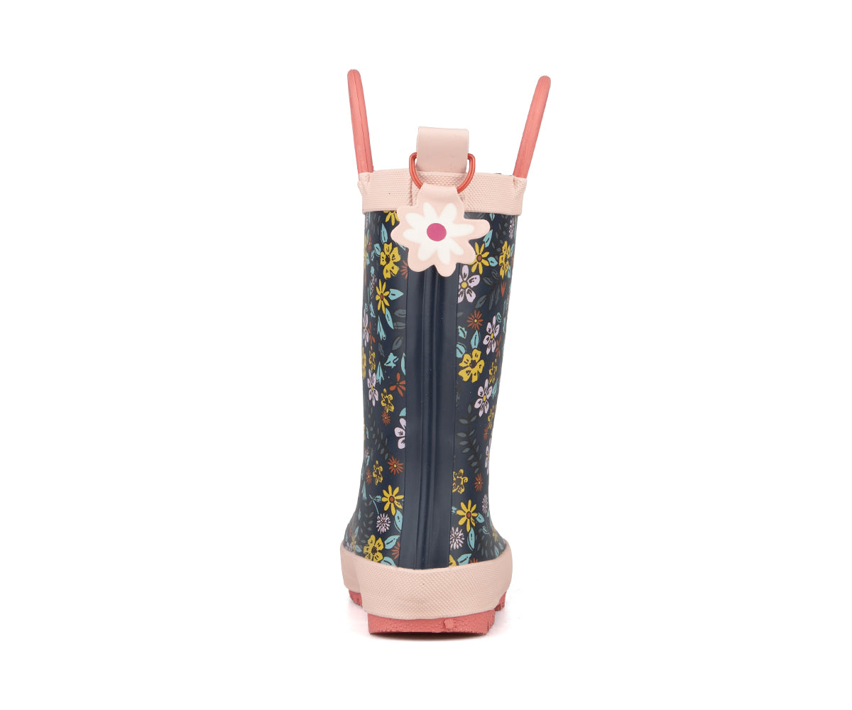 Bottes de pluie Blue Rocky pour filles tout-petits - LILA