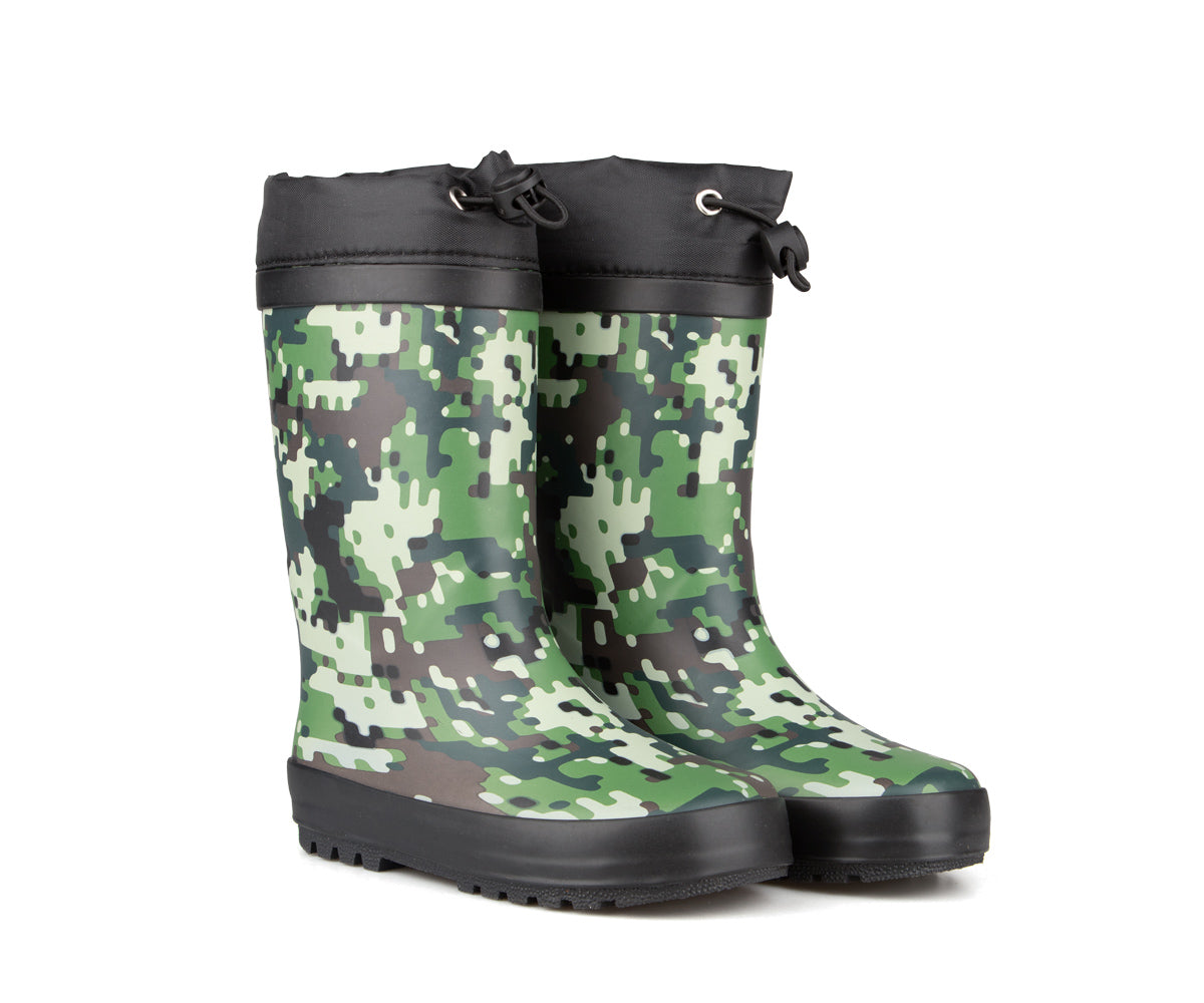 Bottes de pluie Blue Rocky pour tout-petits - LILE COLLAR