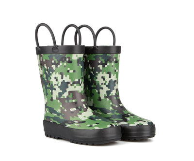 Bottes de pluie Blue Rocky pour garçons tout-petits - LILE