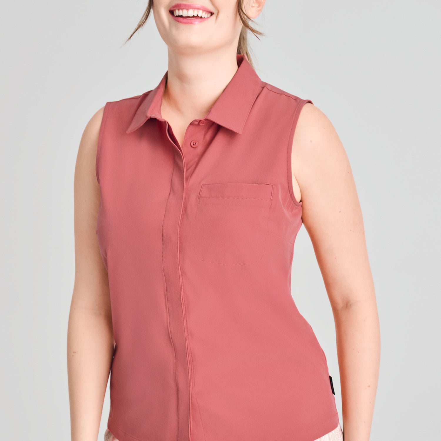 Chemise sans manche Chlorophylle femmes - AZIMUT