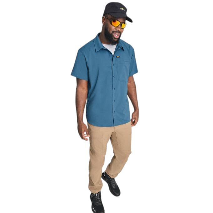 Chemise manches courtes golf Chlorophylle hommes - GASPÉ