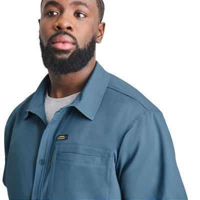 Men's short-sleeve golf shirt Chlorophylle - GASPÉ
