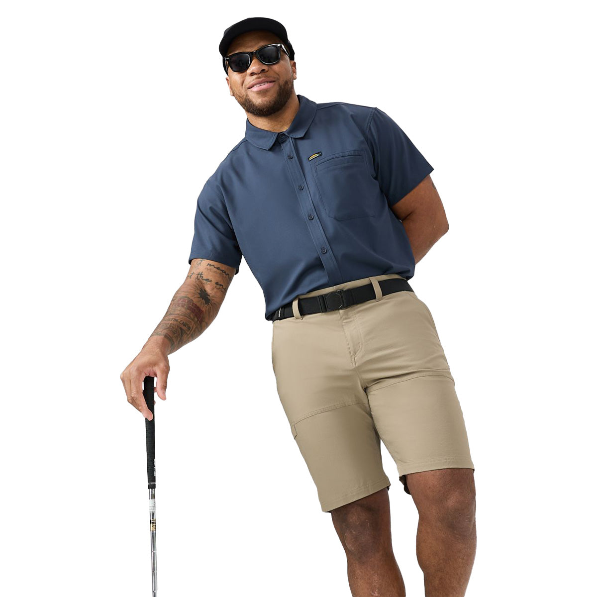 Men's short-sleeve golf shirt Chlorophylle - GASPÉ