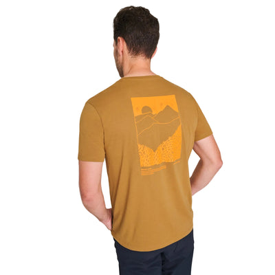 T-shirt Évasion de Chlorophylle pour hommes, vue de dos avec le grand graphique