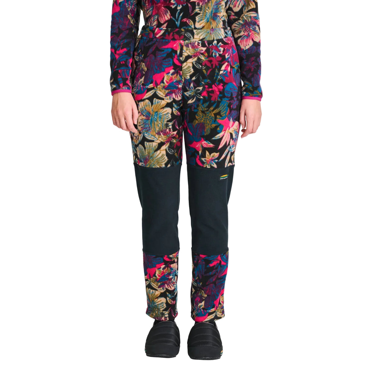 Pantalon polaire Chlorophylle PÉLICAN pour femmes, vue de face, portée debout