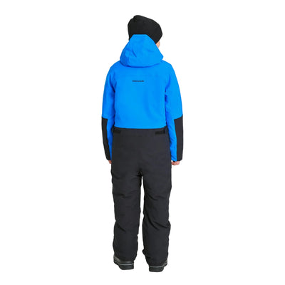 Habit de neige une pièce Alpes de Chlorophylle pour garçons, bleu royal, vue de dos