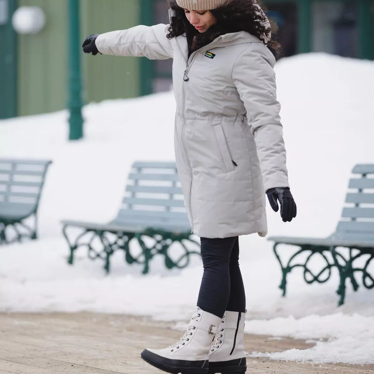 Bottes d'hiver pour femmes AUBREE - Chlorophylle