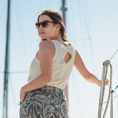 PERCÉ - Camisole pour femmes - Chlorophylle