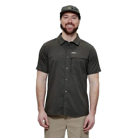 GASPÉ - Chemise à manches courtes pour hommes - Chlorophylle