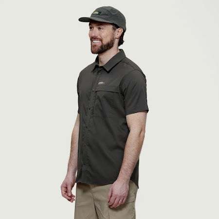 GASPÉ - Chemise à manches courtes pour hommes - Chlorophylle