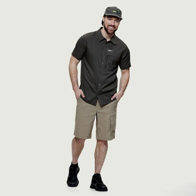 GASPÉ - Men's short-sleeved shirt - Chlorophyll