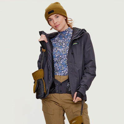EDELWEISS JACKET - Manteau de ski pour femmes - Chlorophylle