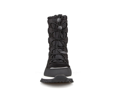 Botte d'hiver Chlorophylle NIVALYS pour femmes, noire, vue de face