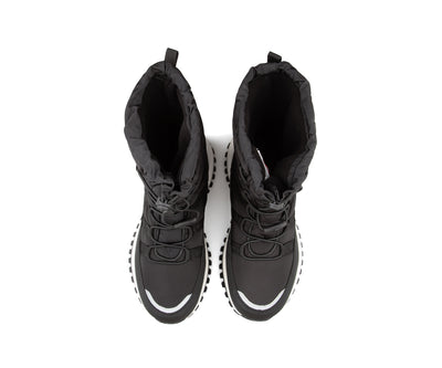 Paire de bottes d'hiver Chlorophylle NIVALYS pour femmes, noires, vue de dessus