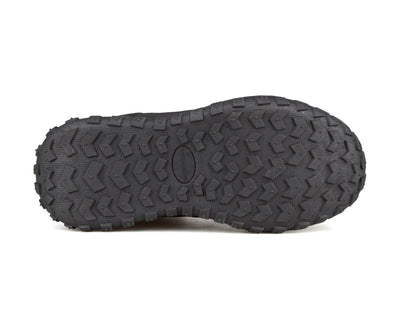 Botte d'hiver Chlorophylle Nordalys pour garçons, tout noir, vue de la semelle extérieure