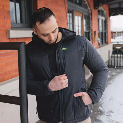 PRIMO JACKET HOODIE - Men's coat - Chlorophyll