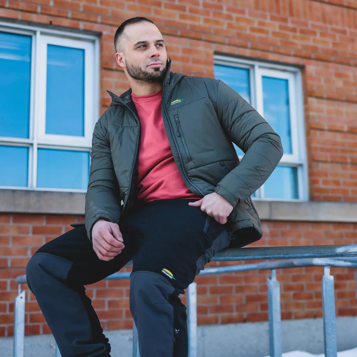 PRIMO JACKET HOODIE - Men's coat - Chlorophyll