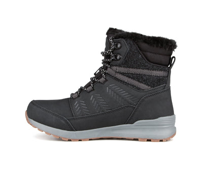 Botte d'hiver Sportia Cliff pour femme, noir, vue de côté
