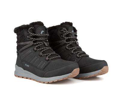 Paire de bottes d'hiver Sportia Cliff pour femme, noir, vue de trois quarts