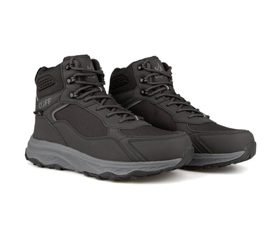 Paire de bottes de randonnée Cliff Street Nord pour hommes, noir, vue de trois quarts