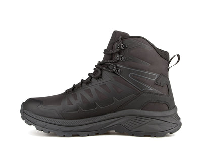Botte de randonnée Cliff Vertex Terra pour hommes, noir/noir, vue de trois quarts côté droit