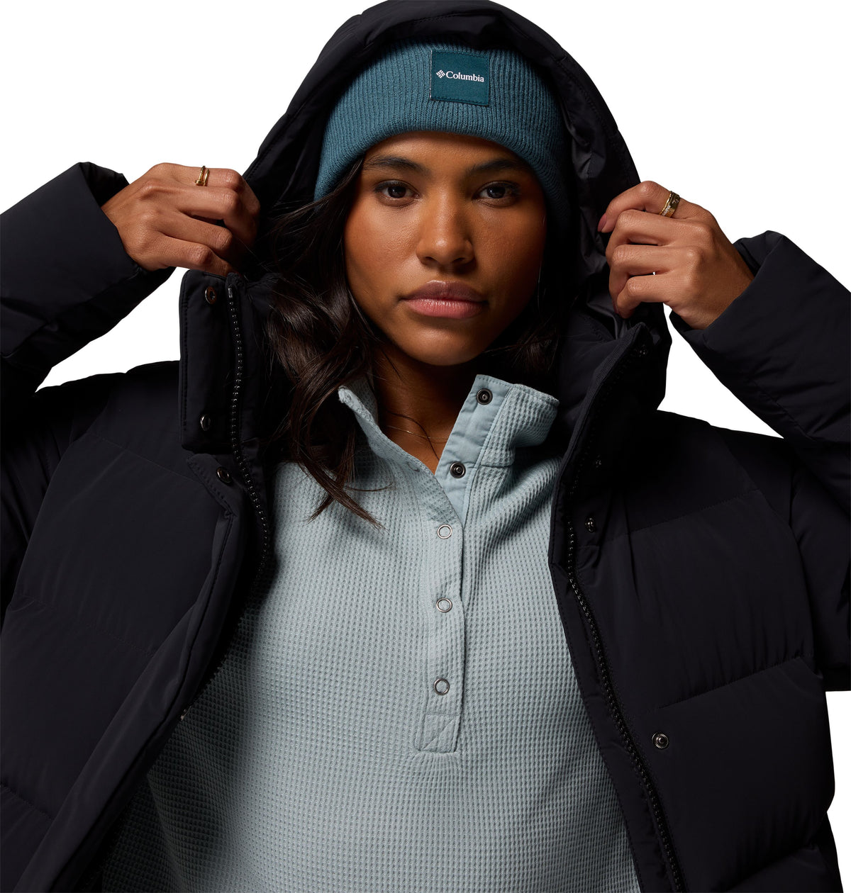 Manteau à capuchon Columbia pour femmes - AMAZE PUFF HOODED