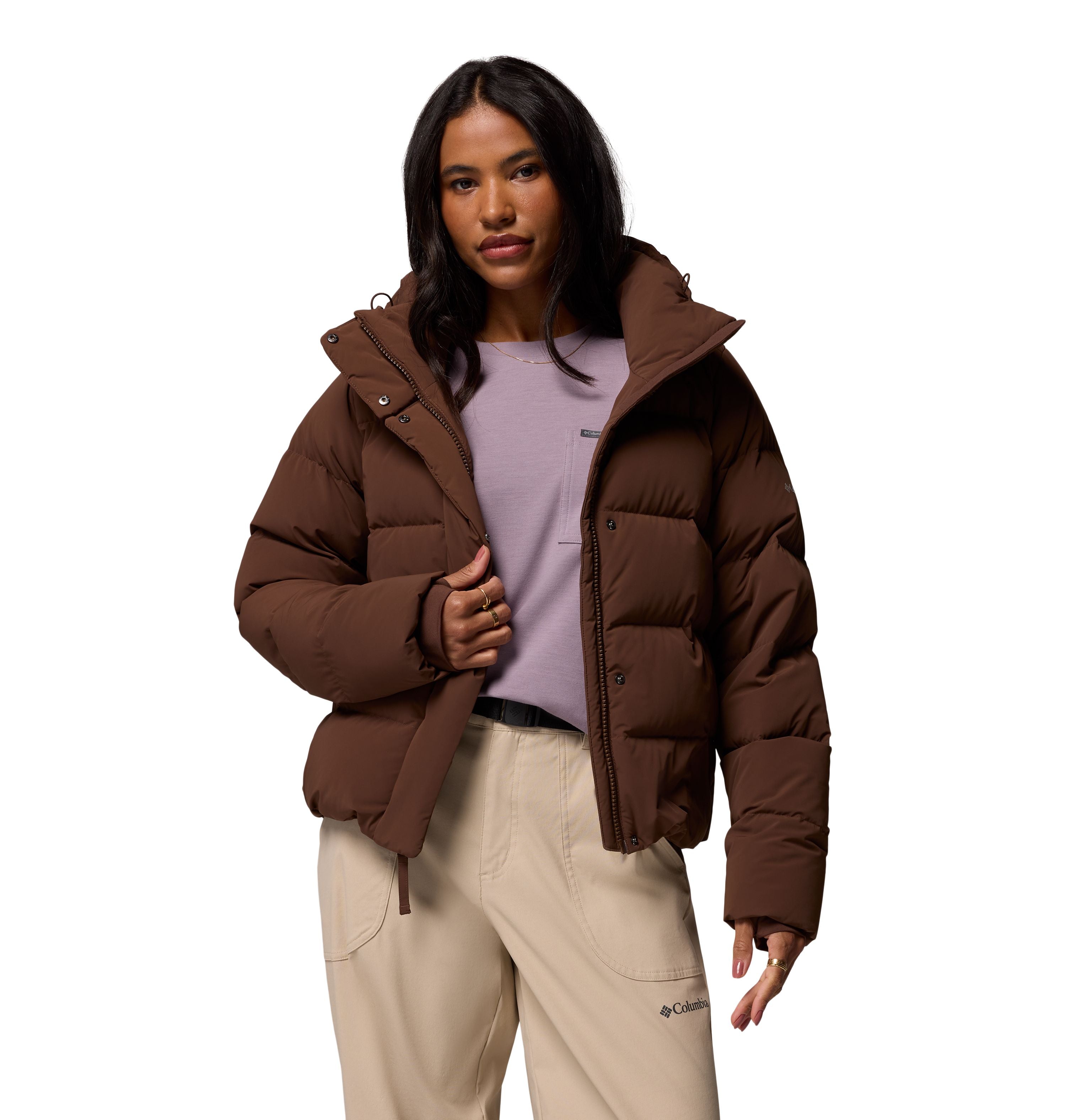 Manteau à capuchon Columbia pour femmes - AMAZE PUFF HOODED