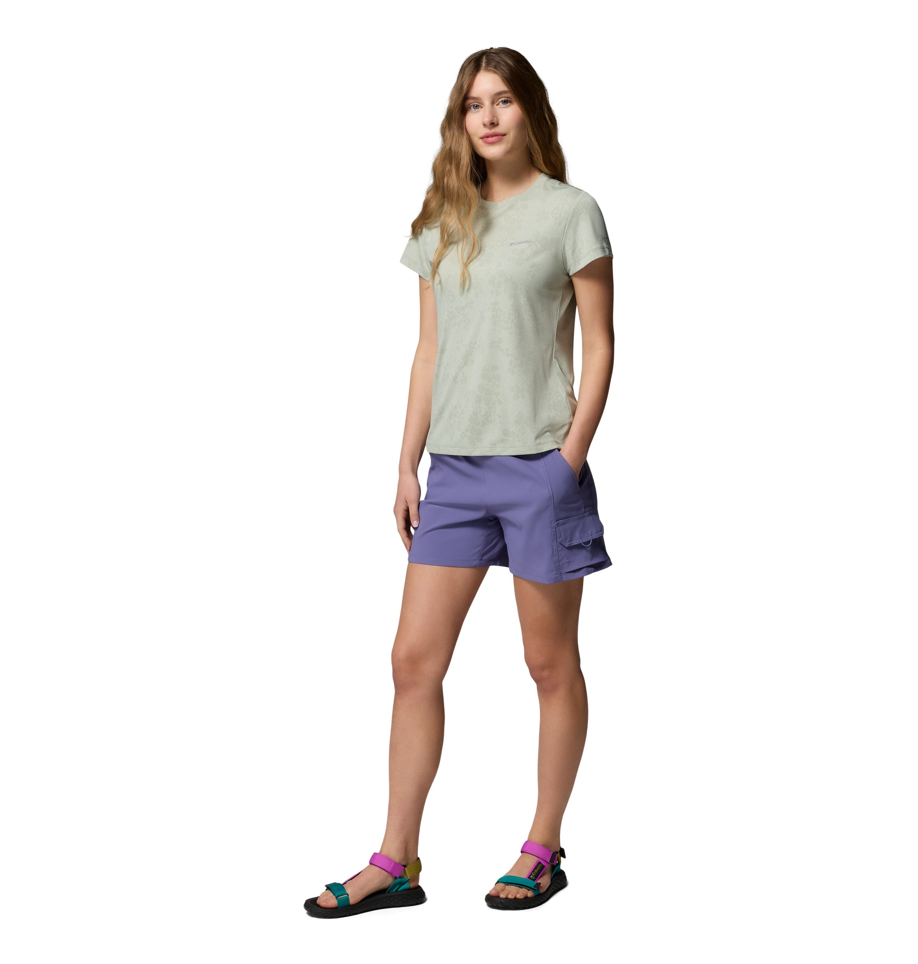 T-shirt Columbia Bluebird Canyon 11 pour femmes avec technologie évacuation d'humidité