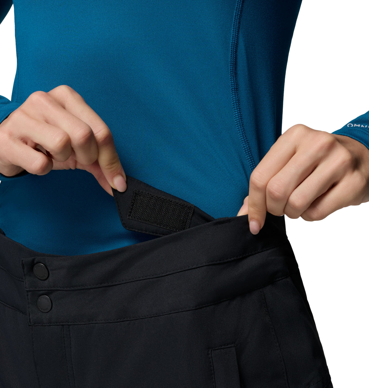 Détail de l'ajustement de la taille du pantalon Bugaboo III de Columbia