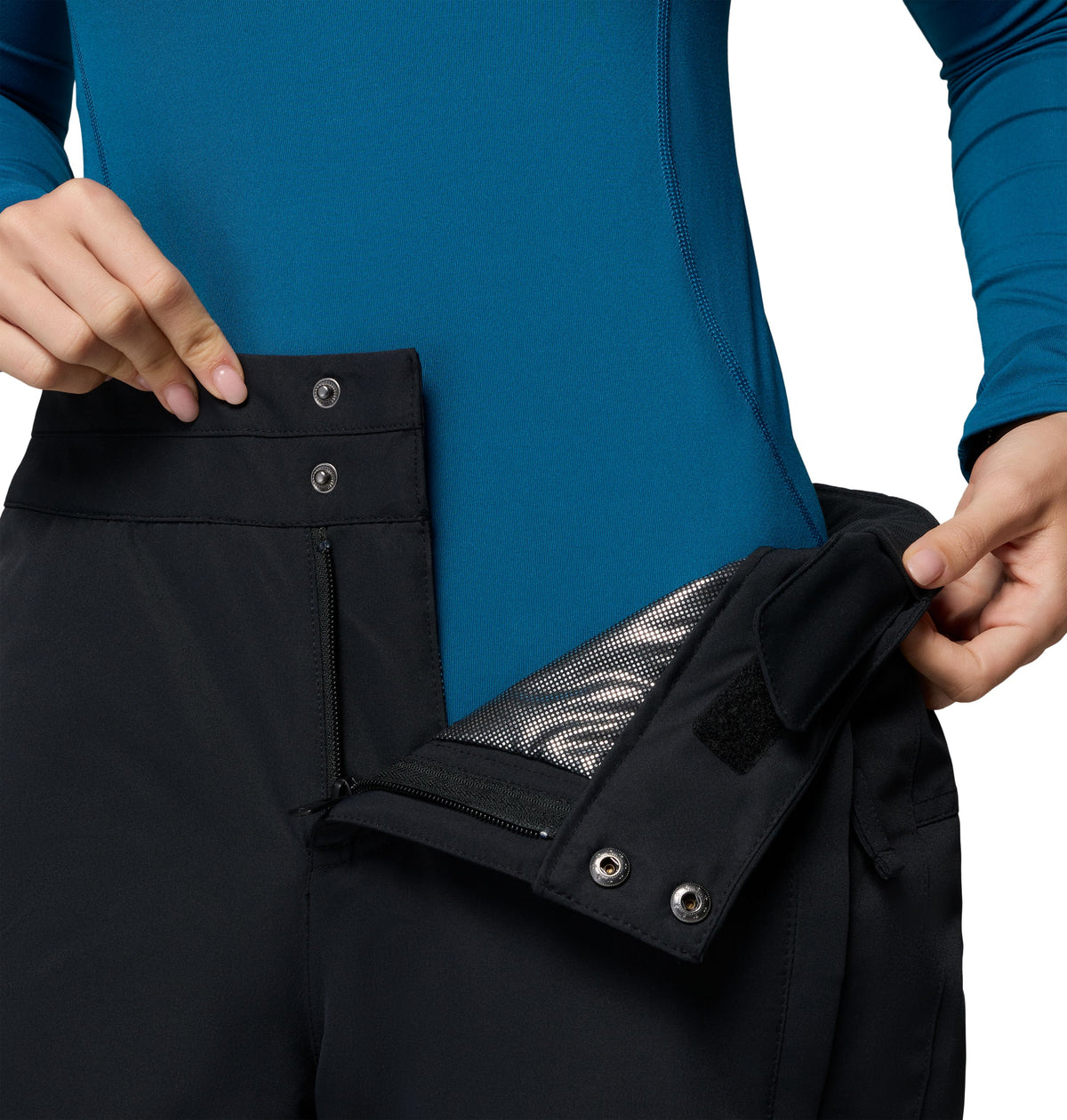 Détail de la doublure Omni-Heat Reflective du pantalon Bugaboo III de Columbia