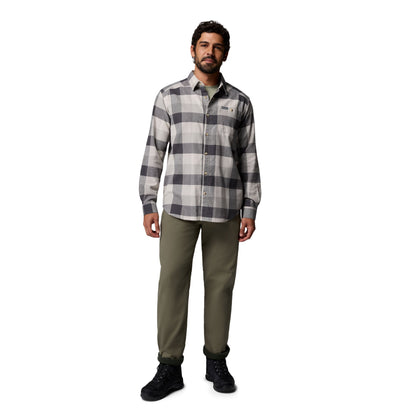 Chemise en flanelle Cornell Woods de Columbia pour hommes, gris charbon, portée, pleine longueur