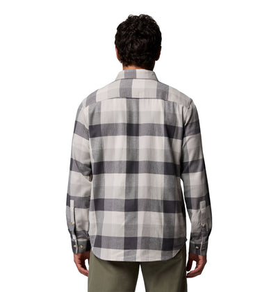Chemise en flanelle Cornell Woods de Columbia pour hommes, gris charbon, vue de dos