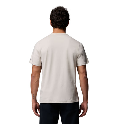 T-shirt CSC Seasonal Graphic de Columbia pour hommes, beige, vue de dos