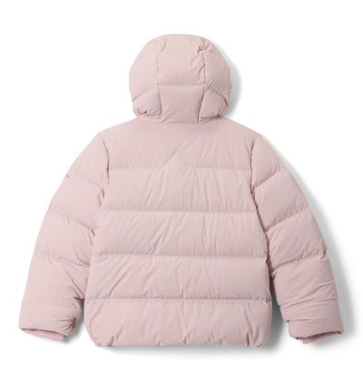 Manteau d'hiver Amaze Puff Hooded de Columbia pour filles, rose pâle, vue de dos