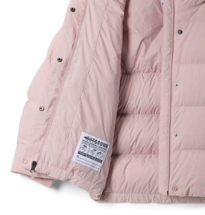 Manteau d'hiver Amaze Puff Hooded de Columbia pour filles, rose pâle, détail de l'intérieur