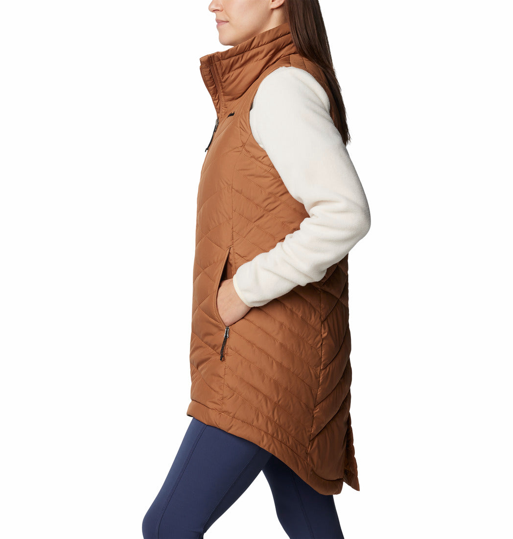 Women's sleeveless long vest Columbia - HEAVENLY II LONG VEST