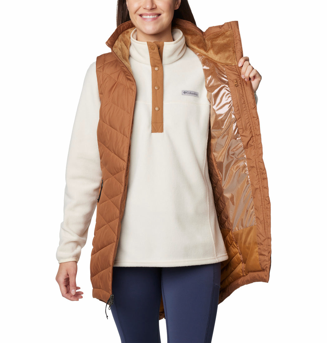 Women's sleeveless long vest Columbia - HEAVENLY II LONG VEST