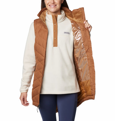 Women's sleeveless long vest Columbia - HEAVENLY II LONG VEST