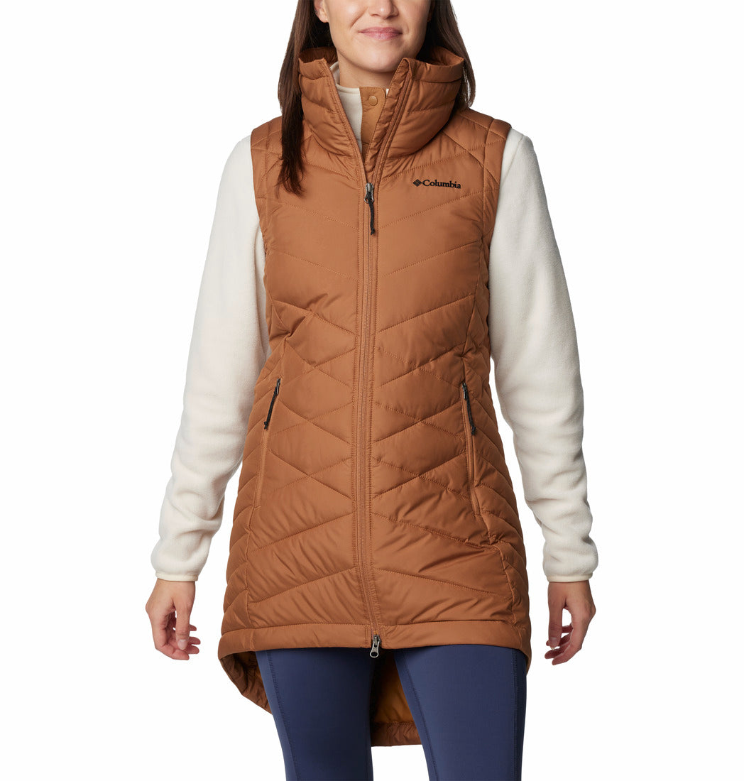 Women's sleeveless long vest Columbia - HEAVENLY II LONG VEST