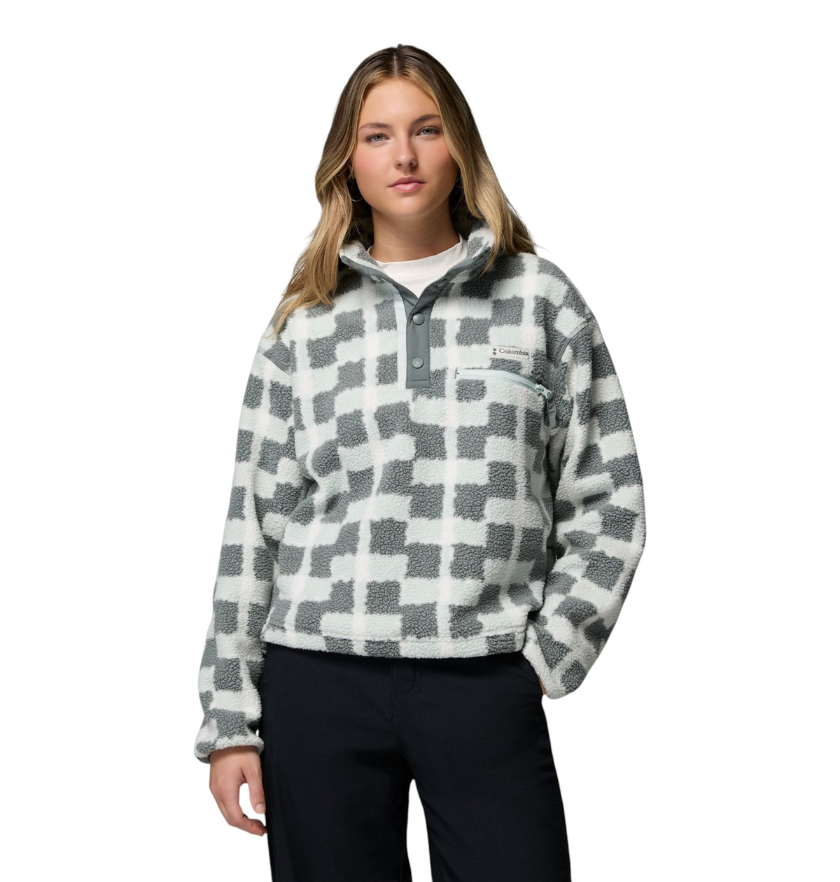 Chandail Sherpa Columbia Femmes - HELVETIA 11 PRINTED CROPPED