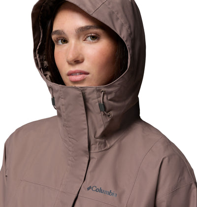 Manteau imperméable Columbia femmes - HIKEBOUND 11 long