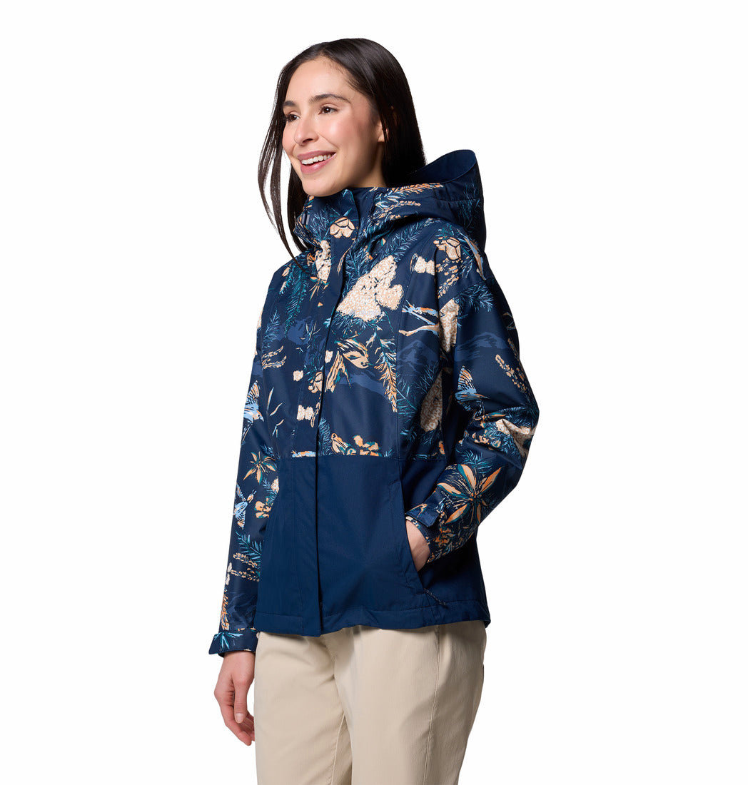 Manteau imperméable Columbia pour femmes - HIKEBOUND PRINTED
