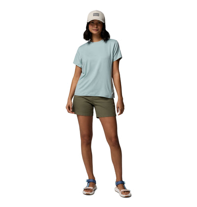 T-shirt Columbia Parsons Point Back Graphic pour femmes avec graphique au dos et protection solaire UPF 50