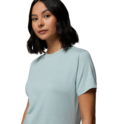 T-shirt Columbia Parsons Point Back Graphic pour femmes avec graphique au dos et protection solaire UPF 50