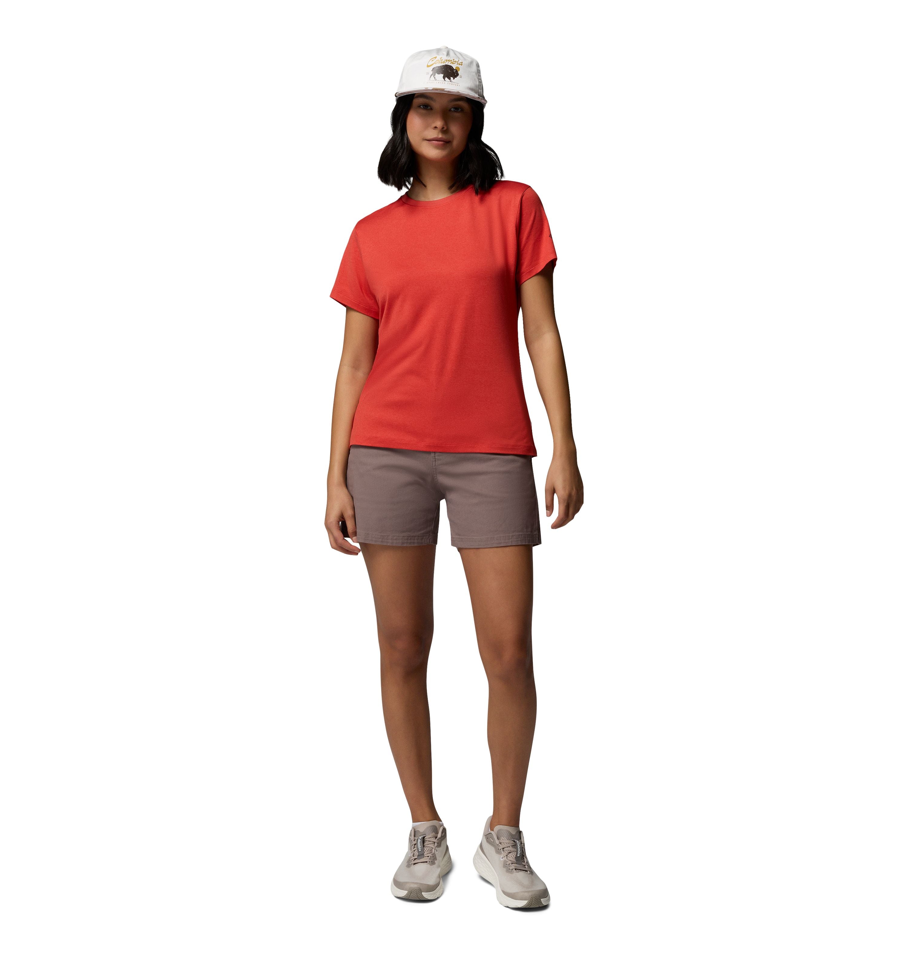T-shirt Columbia Parsons Point Back Graphic pour femmes avec graphique au dos et protection solaire UPF 50