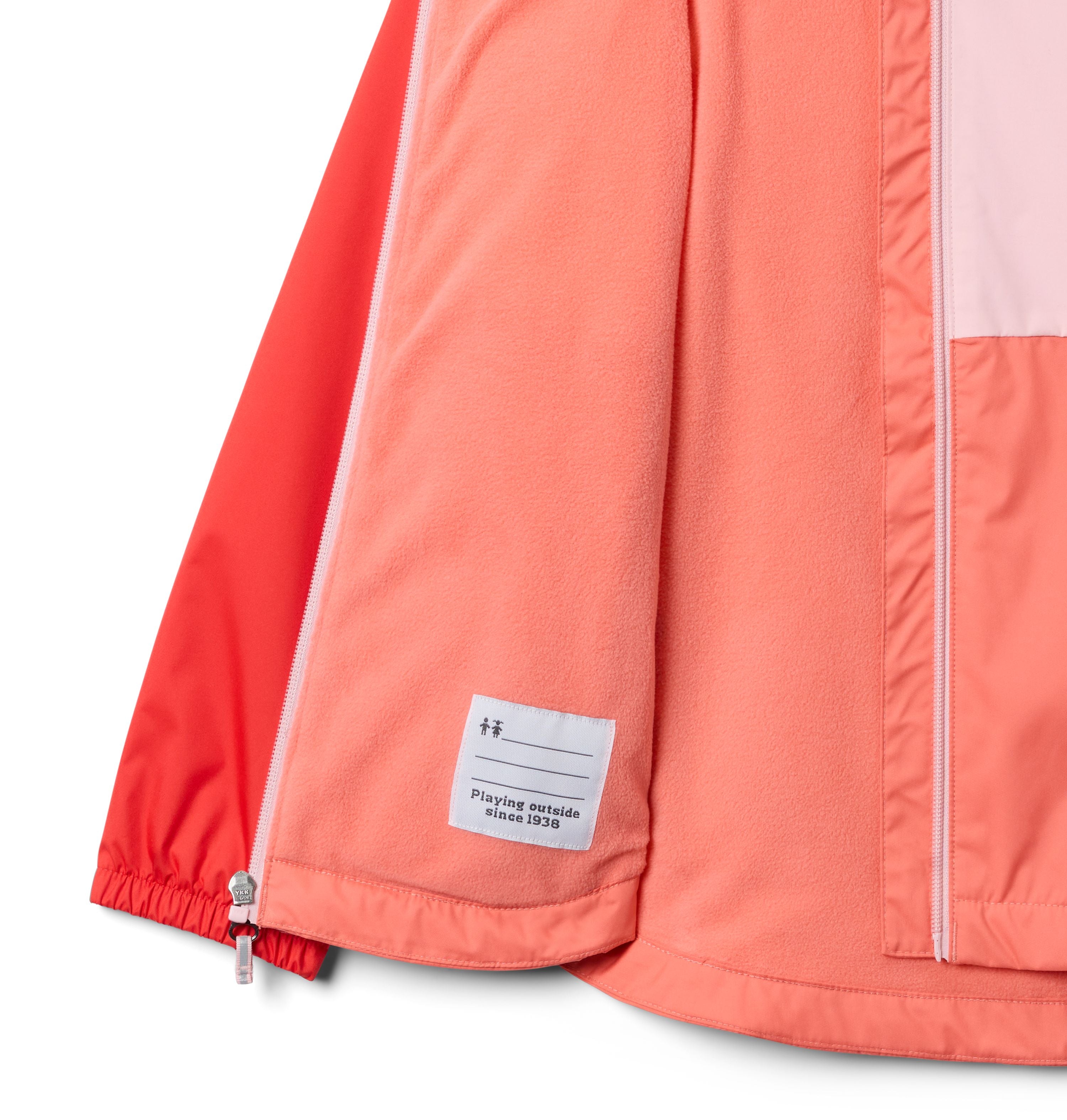 Manteau imperméable Columbia pour filles juniors - RAINY TRAIL III LINED