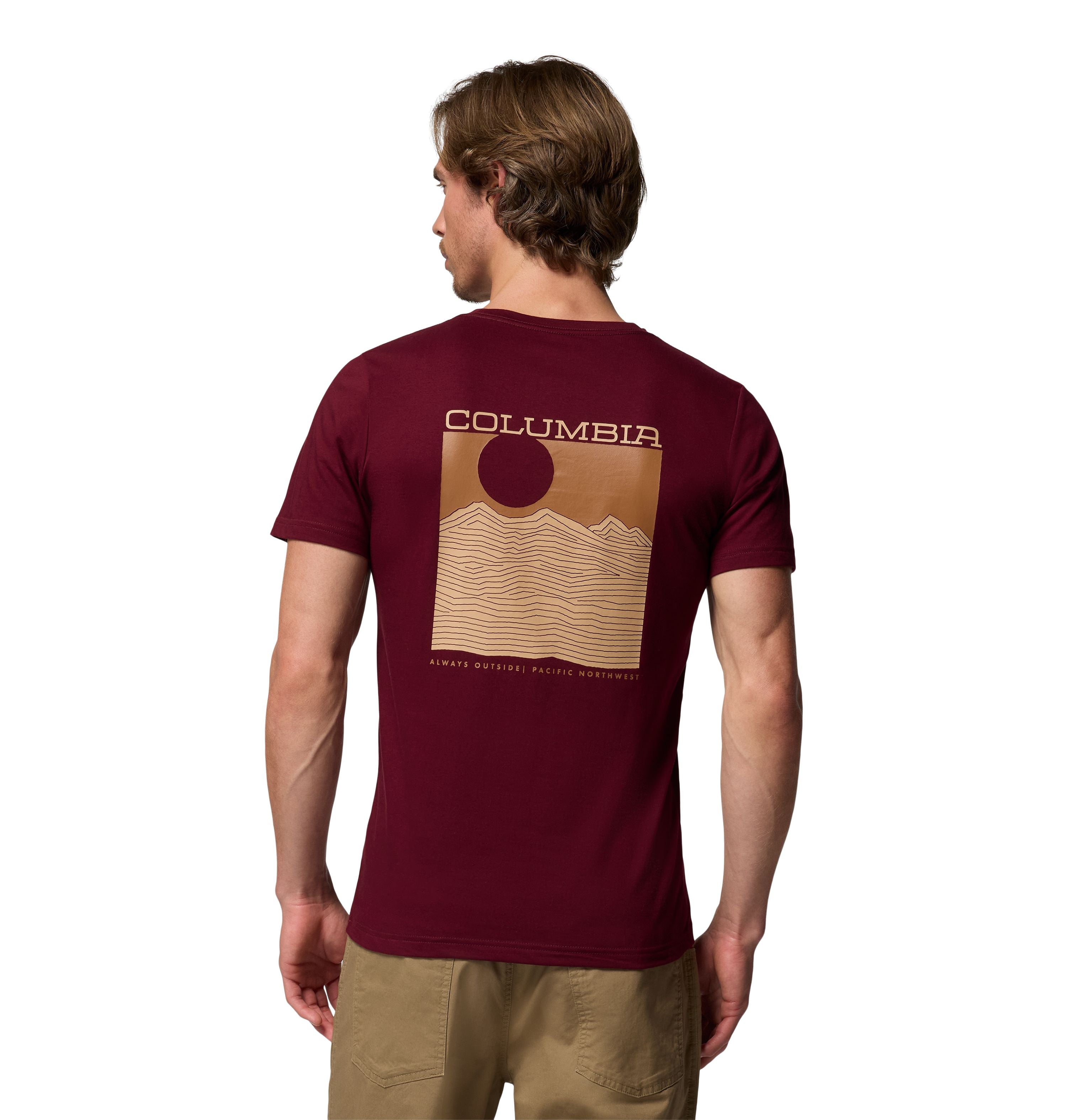 Columbia Men's T-shirt - RAPID RIDGE BACK GRAPHIC