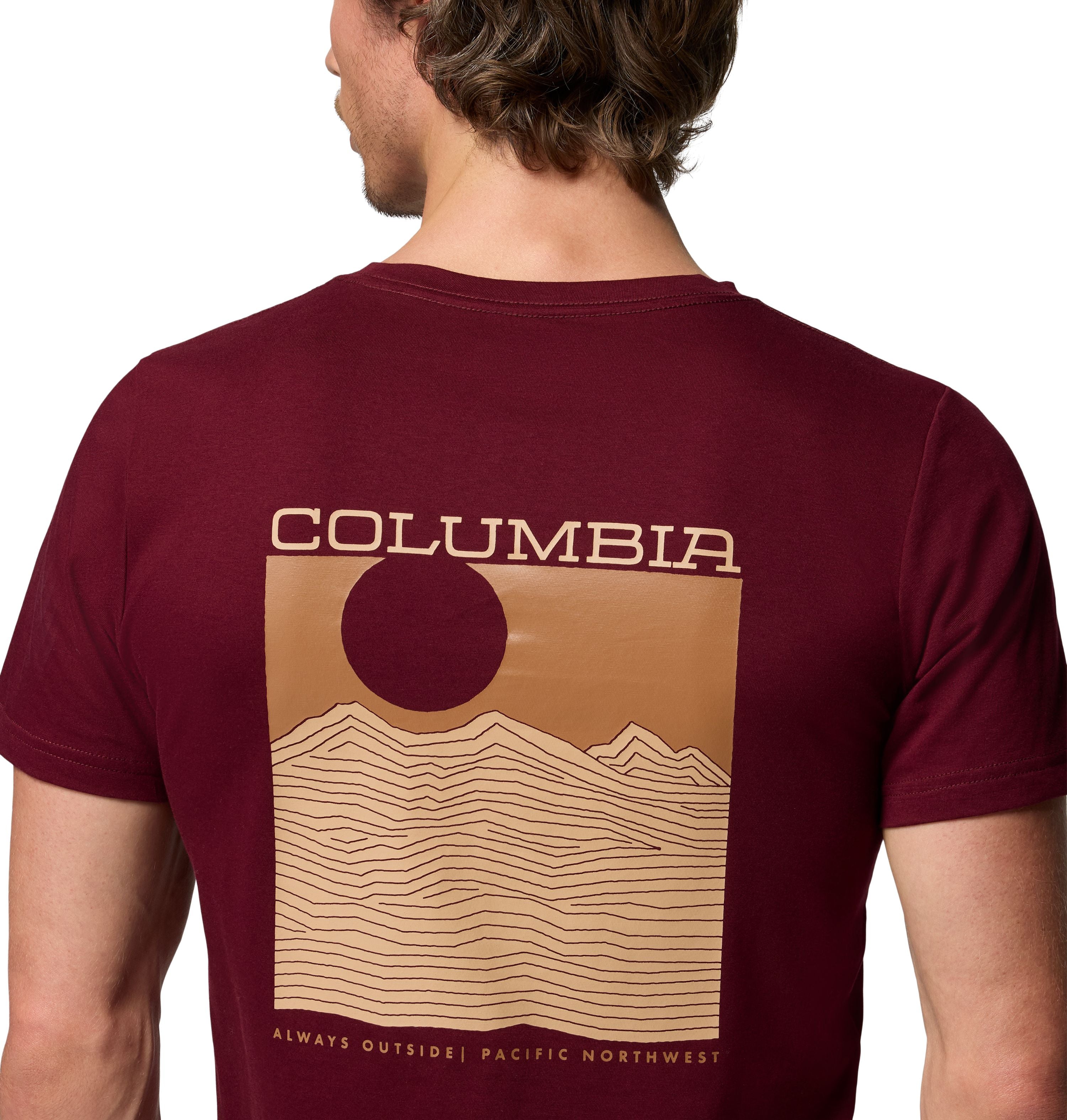 T-shirt Columbia pour hommes - RAPID RIDGE BACK GRAPHIC
